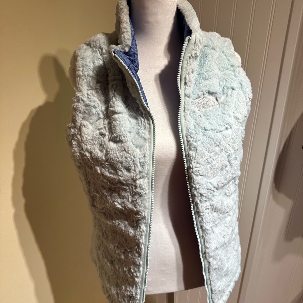 Women's Light Blue Fleece Vest